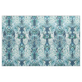 Tissu PEACOCK SPLENDOR Indigo Imprimer (Fat Quarter)