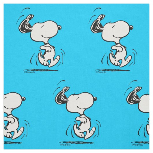 Tissu Peanuts | Snoopy Happy Dance (Échantillon)