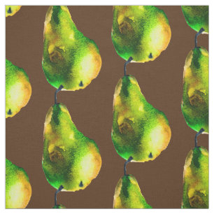 Tissu Pear art mignon aquarelle fruit
