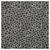 Tissu Peau d'animal blanc noir (Échantillon)