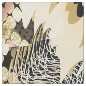 Tissu Peau de serpent, tigre. (Fermer)