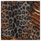 Tissu Peau de tigre léopard tendance (Fermer)