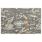 Tissu peau iguane noir pop (Fat Quarter)