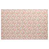 Tissu pêche à la floraison vintage maltaise (Fat Quarter)