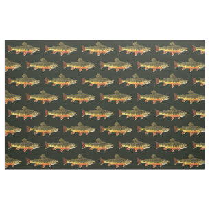 Tissu Pêche à la truite