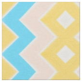 Tissu Pêche dorée sarcelle et jaune (Fermer)