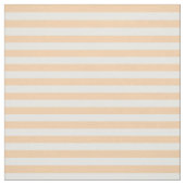 Tissu Pêche et blanc barrés (Échantillon)