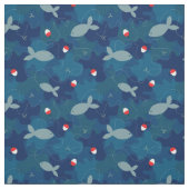Tissu Pêche Motif Camo bleu (Échantillon)