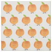 Tissu Pêche souriante (Échantillon)