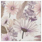 Tissu Pêche vintage Et Flore Rose (fermé)