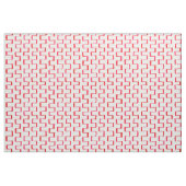Tissu peint géométrique rouge de motif (Fat Quarter)