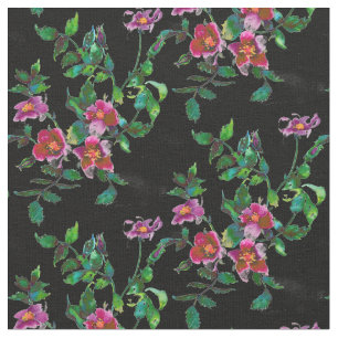 Tissu Peinture à l'aquarelle rose vintage