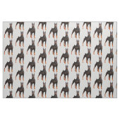 Tissu Peinture de dobermann (Fat Quarter)