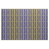 Tissu Peinture de fleurs de delphinium (Yard)