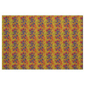 Tissu Peinture de fleurs de delphinium (Fat Quarter)