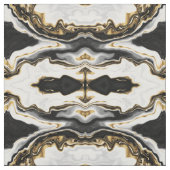 Tissu Peinture en marbre doré moderne esthétique (Échantillon)