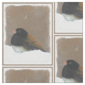 Tissu Peinture Junco foncée - Art original pour oiseaux (fermé)