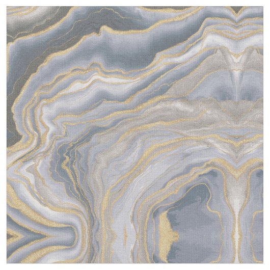Tissu Peinture Liquide Gris Or Fluide (Fermer)