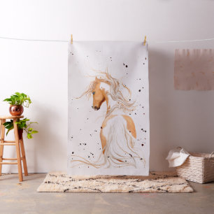Tissu Peinture majestueuse de palomino par Bihrle