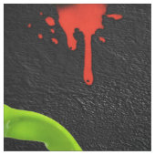 Tissu Peinture rouge verte (Échantillon)