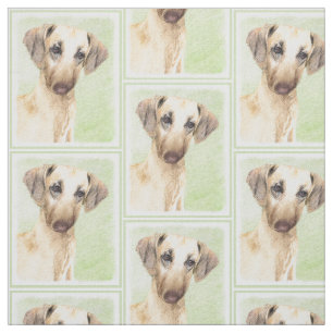 Tissu Peinture Sloughis - Joli art original pour chien