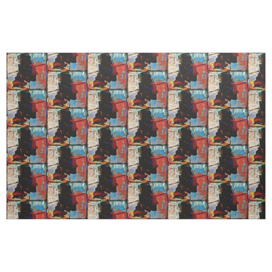 Tissu Pèlerin d'art moderne (Fat Quarter)