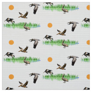 Tissu Pélicans d'observateur d'oiseau