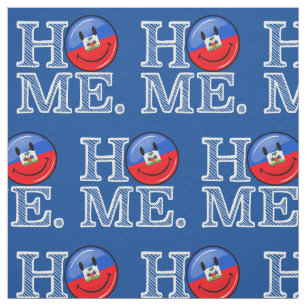 Tissu Pendaison de crémaillère haïtienne de sourire d