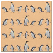 Tissu Penguin Party (Orange) (Fermer)