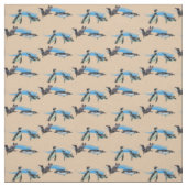 Tissu Penguin Pool Party (Crème) (Échantillon)