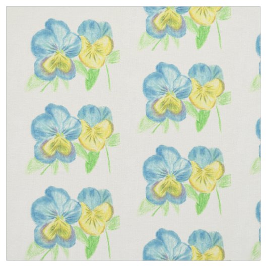 Tissu Pensées (Échantillon)