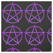 Tissu Pentagone étoilé pourpre de zèbre (Échantillon)