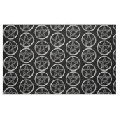 Tissu Pentagramme argenté (Fat Quarter)