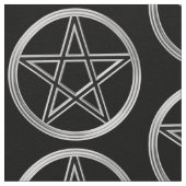 Tissu Pentagramme argenté (Détail)