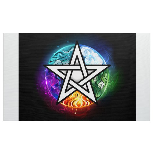 Tissu pentagramme du Wiccan (Yard)