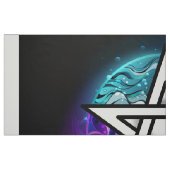 Tissu pentagramme du Wiccan (Fat Quarter)