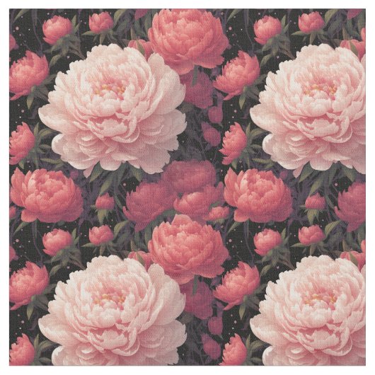 Tissu Peonies 3 (Fermer)