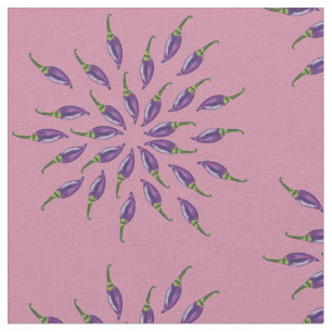 Tissu Peppers Hot Mandala