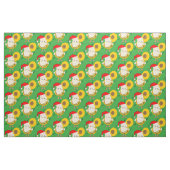Tissu Père Noël Tuba Player Egghead (Fat Quarter)