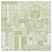 Tissu période de noël perle verte (Fermer)