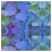 Tissu Périwinkle violet bleu hydrangée- romantique flora (Fermer)