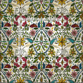 Tissu perle aziza (Carreau)
