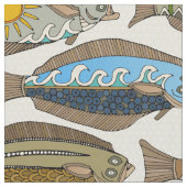 Tissu Perle d'Alaska de flétan (Fermer)