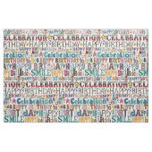 Tissu perle de fête d'anniversaire (Fat Quarter)