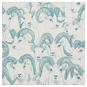 Tissu Perle de paon de l'Alaska