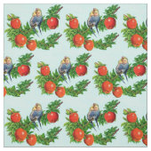 Tissu perroquets amoureux (Échantillon)