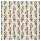 Tissu Perroquets de style de Zentangle (Échantillon)