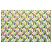Tissu Perroquets et fruit tropical (Fat Quarter)