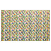 Tissu Perroquets et palmettes (Yard)