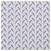 Tissu Perroquets pourpres (Échantillon)